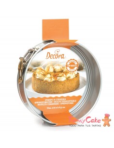 Molde Desmoldable Redondo Metal Decora 24cm