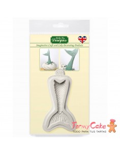 Molde Silicona Cola de Sirena Katy Sue Designs