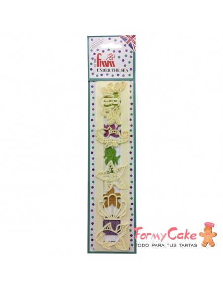 Cortadores Toppits Motivos Bajo El Mar FMM