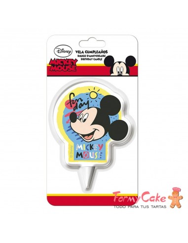 Vela Mickey Mouse 2D, 7cm Dekora