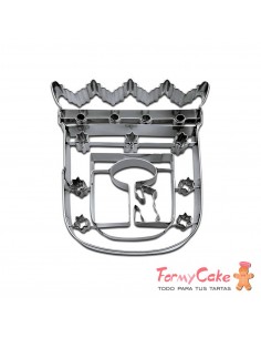 Cortante Escudo De Madrid 9cm Stadter