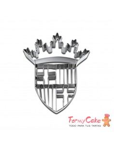 Cortante Escudo De barcelona 9cm Stadter