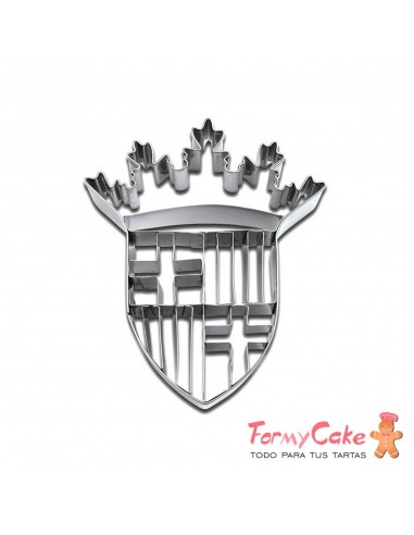 Cortante Escudo De barcelona 9cm Stadter