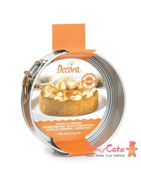 Molde Desmoldable Redondo Metal Decora 24cm