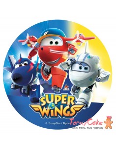 Impresión Comestible superwings 20cm