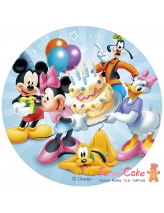 Impresión Comestible Mickey Y Sus Amigos 20cm