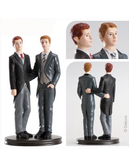 Figura para Tarta Novios gays