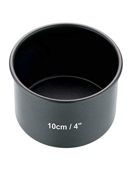 Molde con Base Extraible De Acero, Negro, 10x10x7.1 cm Master Class