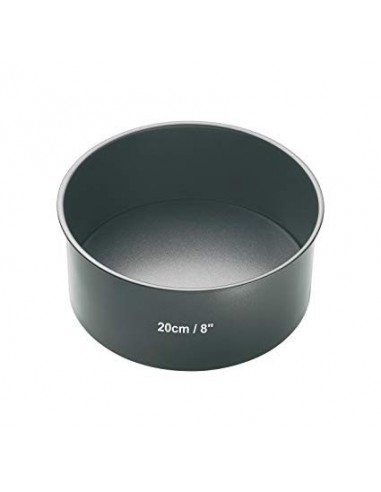 Molde con Base Extraible De Acero, Negro, 20x8 cm Master Class