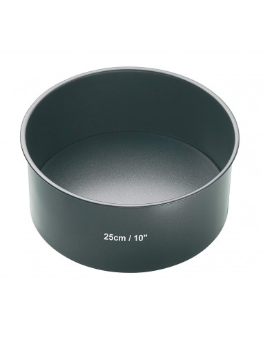 Molde con Base Extraible De Acero, Negro, 25x8cm Master Class