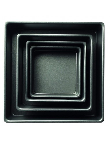 Molde Cuadrado De Acero, Negro, 15X15x7,5cm Master Class