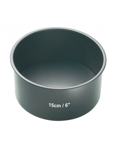 Molde con Base Extraible De Acero, Negro, 18 cm Master Class