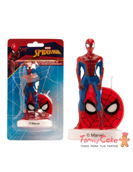 Vela Spiderman 3D, 7,5cm Dekora