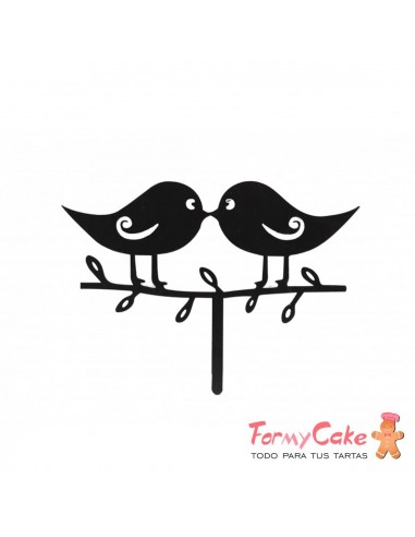 Cake Topper Acrílico Happy Birthday