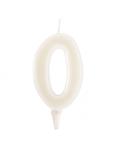 Vela Gigante 15cm Número 0 Dekora