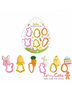 Kit 6 Minicortadores Pascua Decora