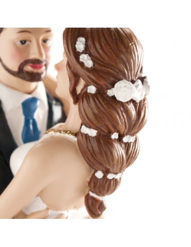 Figura para Tarta Novios Bailando Vals 20cm Dekora