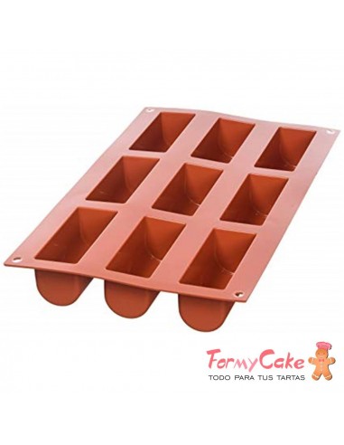 Molde Silicona Midi Bûche 9ud Silikomart