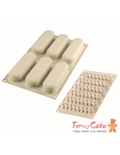 Molde Silicona  Kit Pop Éclair 6ud Silikomart