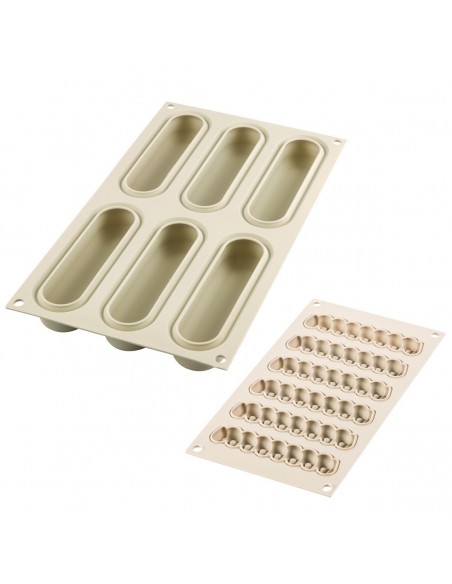 Molde Silicona  Kit Pop Éclair 6ud Silikomart