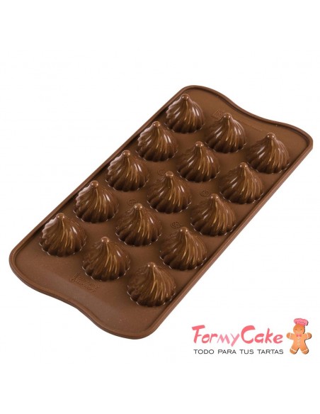 Molde Silicona Choco Flame Silikomart