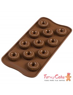 Molde Silicona Choco Crown Silikomart