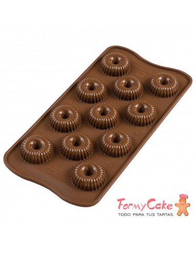 Molde Silicona Choco Crown Silikomart