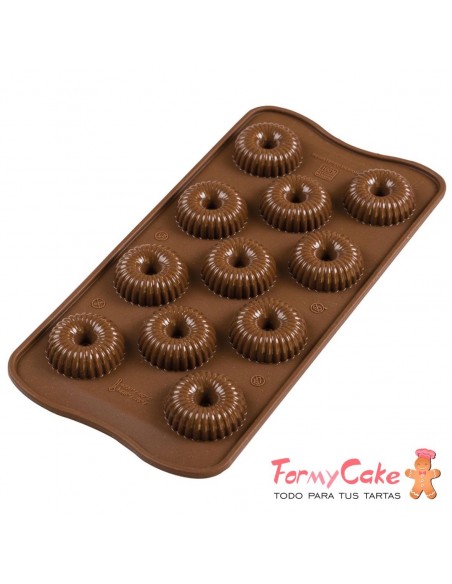 Molde Silicona Choco Crown Silikomart
