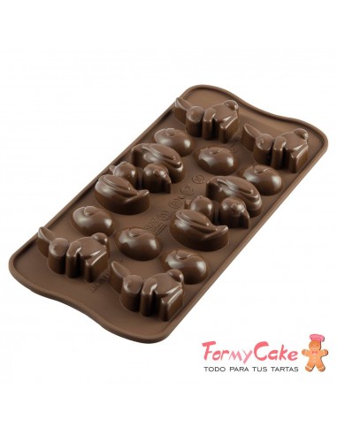 Molde Silicona Choco Easter Silikomart