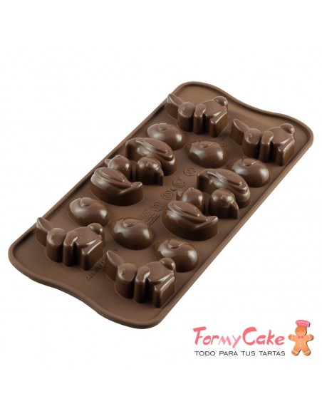 Molde Silicona Choco Easter Silikomart
