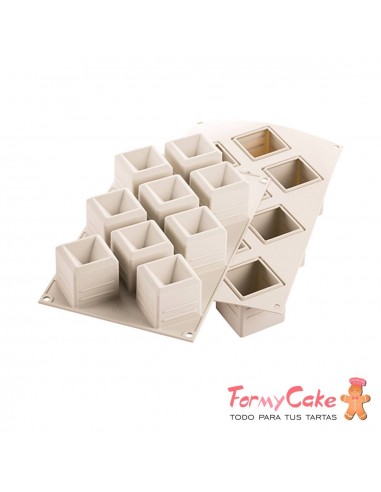 Molde Silicona  3D Mosaico Silikomart