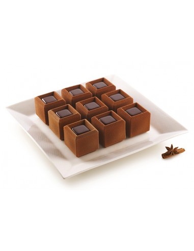 Molde Silicona  3D Mosaico Silikomart