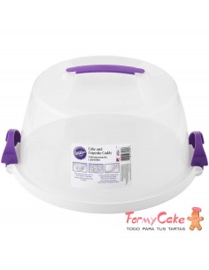 Transportador para Tartas  Redondo De Base Reversible