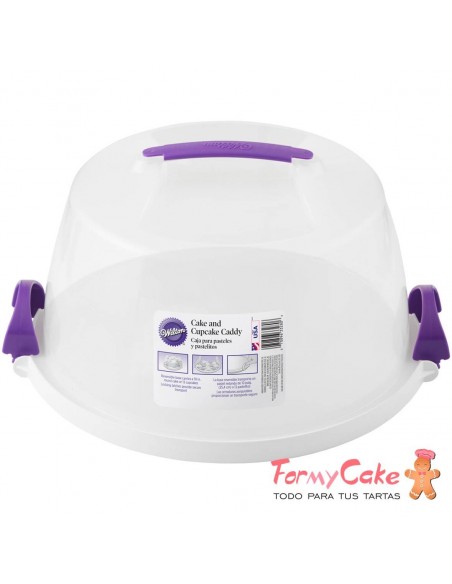 Transportador para Tartas  Redondo De Base Reversible