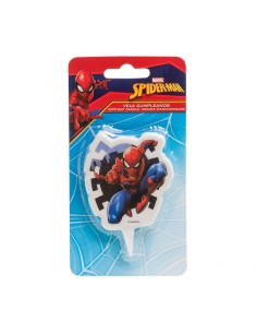 Vela spiderman 2D, 7,5cm Dekora 2