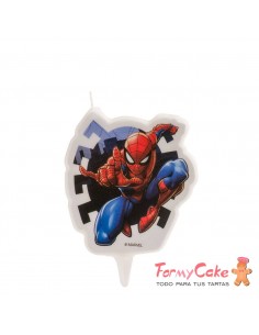 Vela spiderman 2D, 7,5cm Dekora