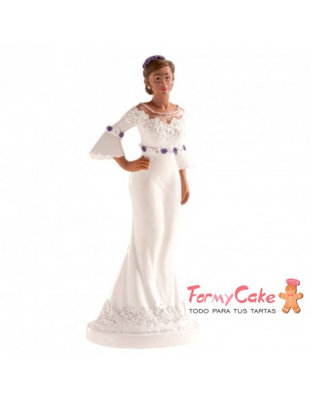 FIGURA DE BODA MUJER "GLAMOUR" 16 CM