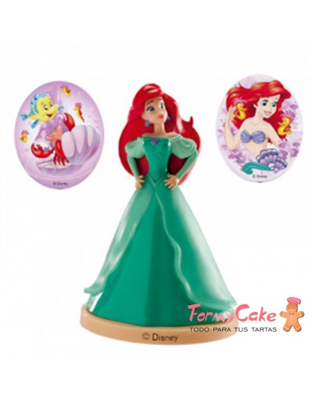 KIT PVC CON PINCHOS "CENICIENTA" PARA DECORAR TARTAS