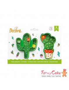 Kit Cortadores Cactus 2ud. Decora