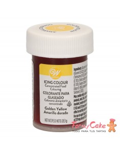 Colorante Gel Amarillo dorado Wilton 28gr