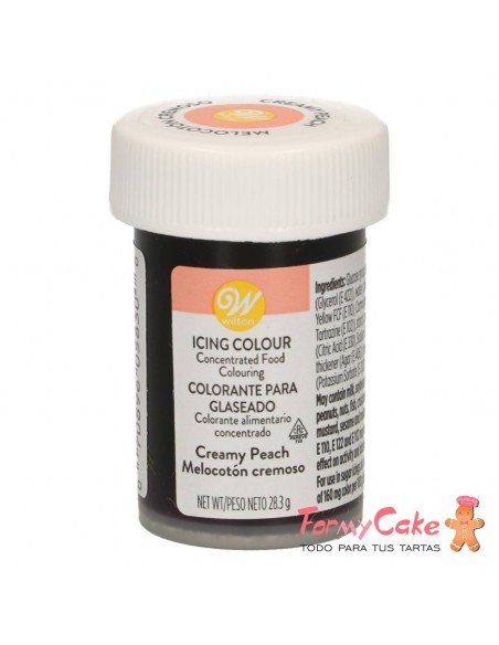 Colorante Gel melocoton Wilton 28gr
