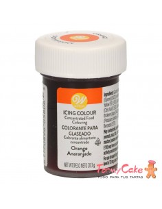 Colorante Gel naranja Wilton 28gr