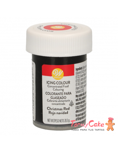 Colorante Gel Rojo Navidad Wilton 28gr