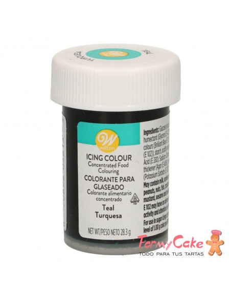 Colorante Gel turquesa Wilton 28gr