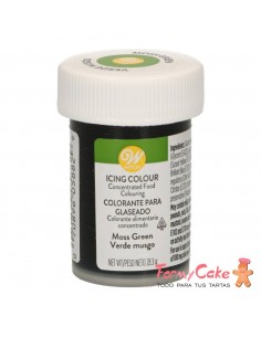 Colorante Gel Verde musgo Wilton 28gr
