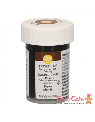 Colorante Gel marron Wilton 28gr