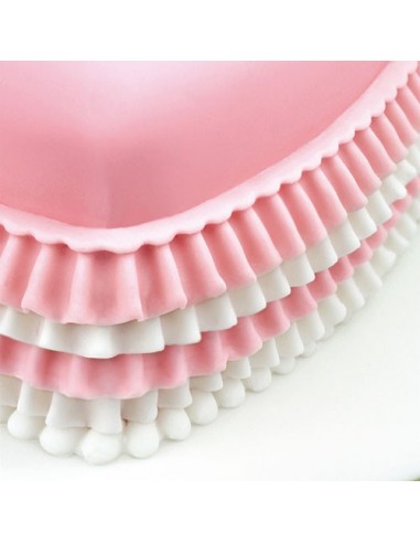 Molde Silicona Sistema Volantes Pequeños Katy Sue Designs