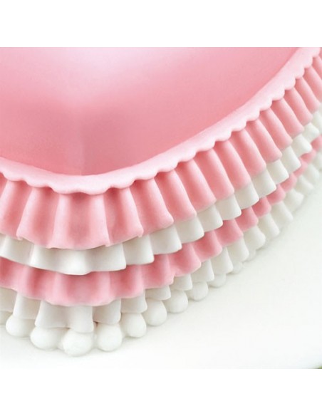 Molde Silicona Sistema Volantes Pequeños Katy Sue Designs