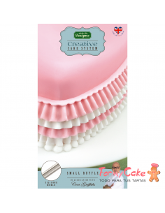 Molde Silicona Sistema Volantes Pequeños Katy Sue Designs