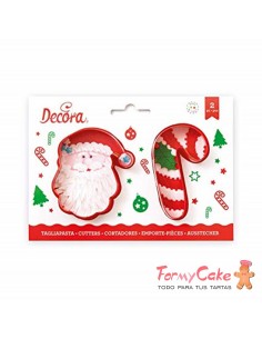 Kit Mini Cortadores Decoración Navidad 6ud. Decora